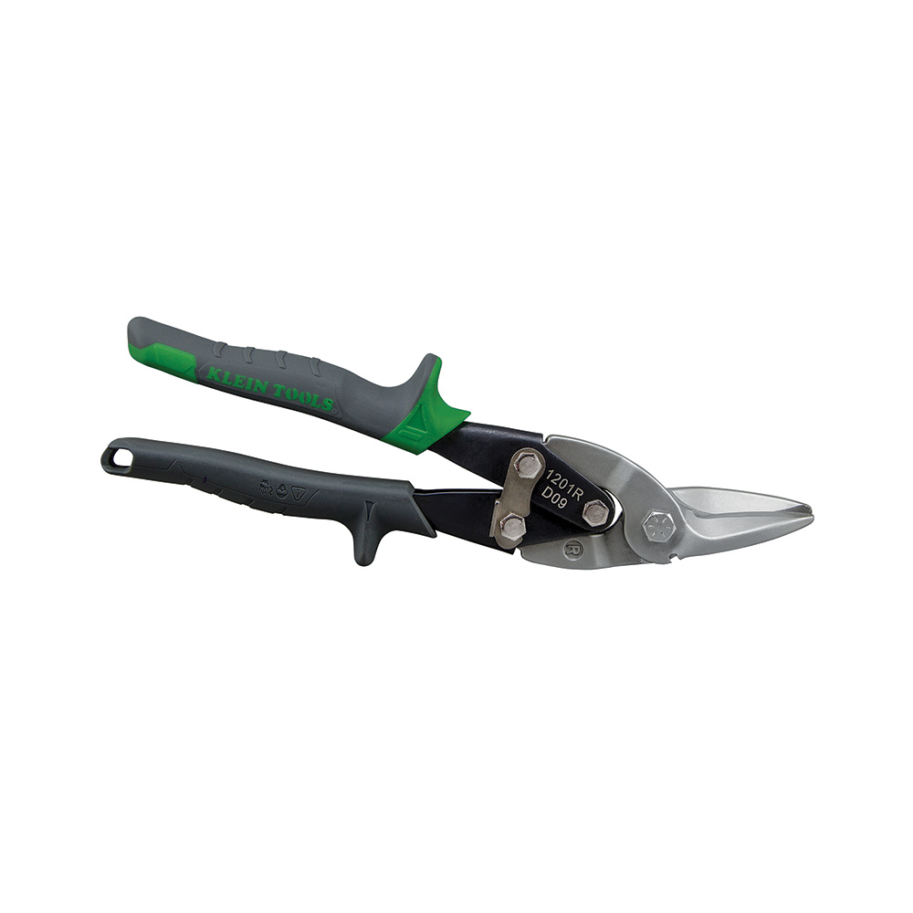 KLEIN Aviation Snips with Wire Cutter, R - Tools