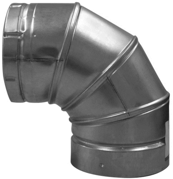 4" Adj 90 Deg Elbow ECCO B-Vent