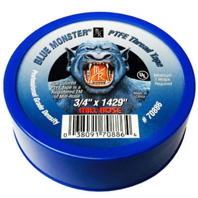 3/4 TEFLON TAPE BLUE MONSTER