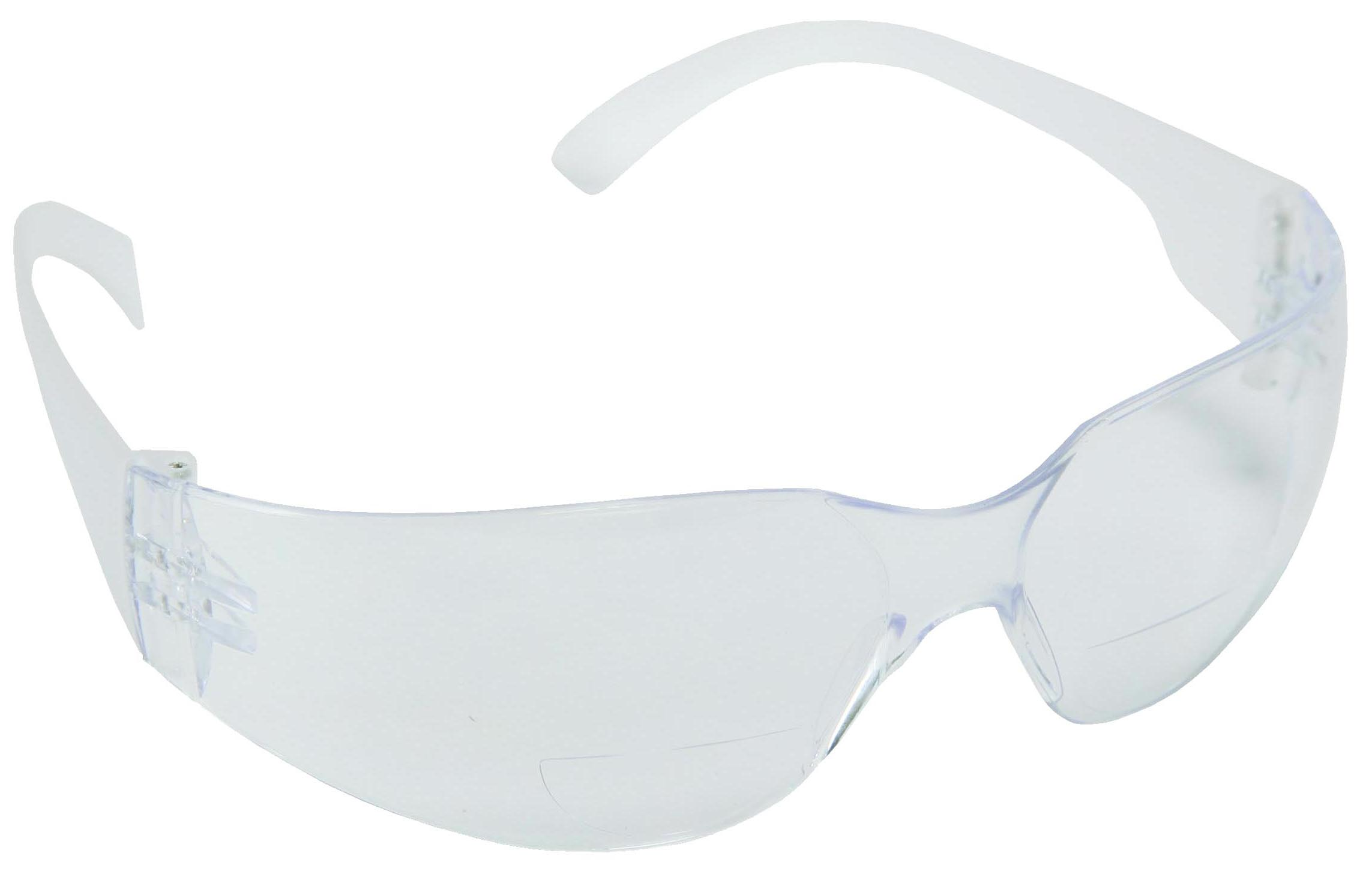 Clear Safety Glasses - Bulldog-Readers Scratch Resistant Safety Glasses