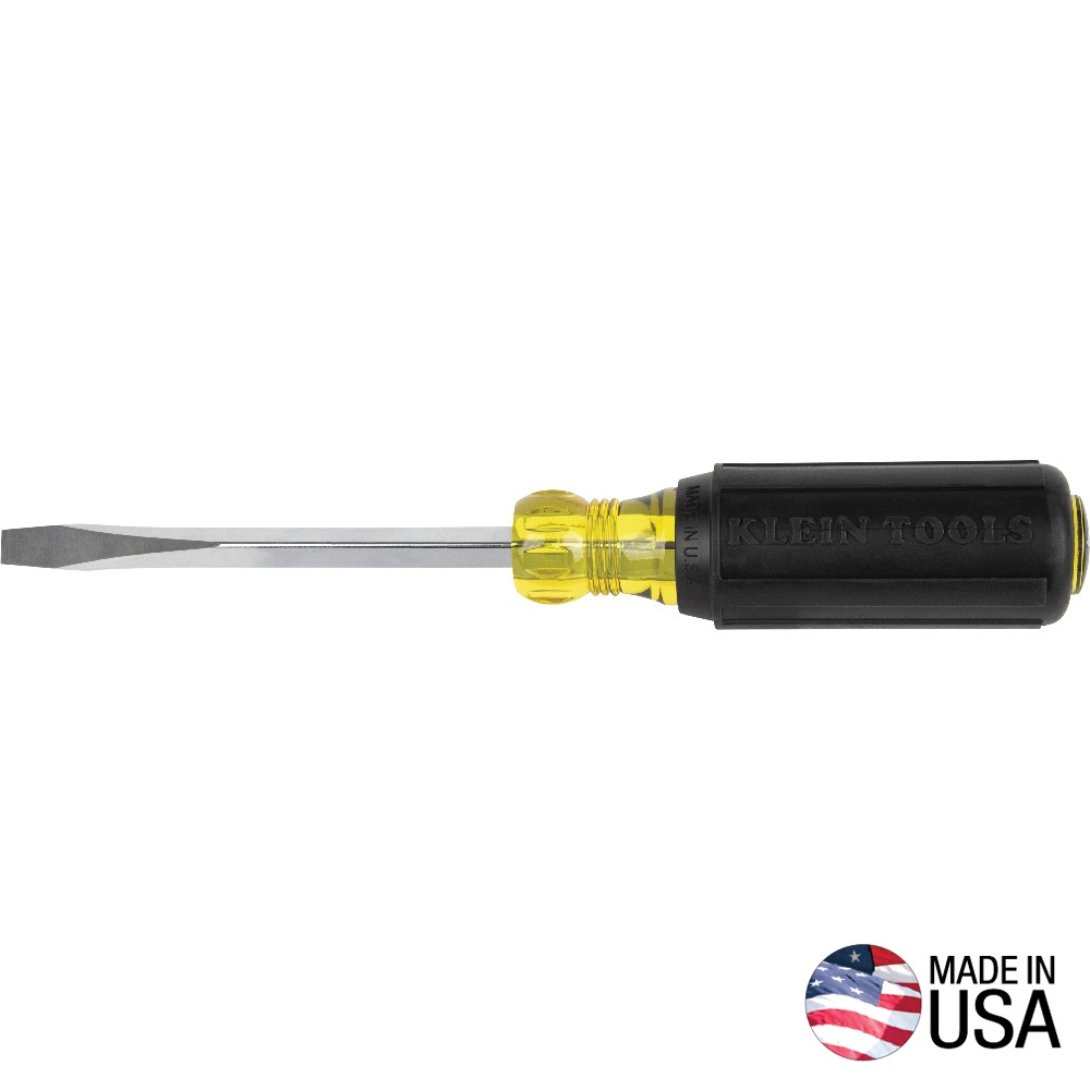 KLEIN1/4'' Keystone-Tip Screwdriver  4'' - Tools