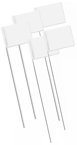 white marking flags (100 in bundle) - White Marking Flag