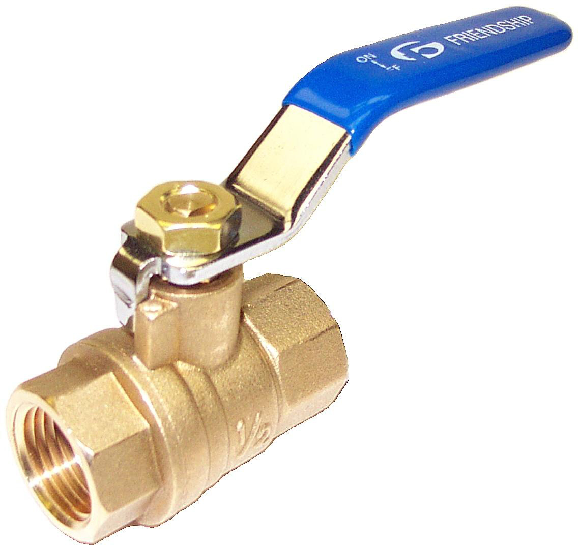 BRASS BALL VALVE .5INCH - Threaded Brass Ball Valves