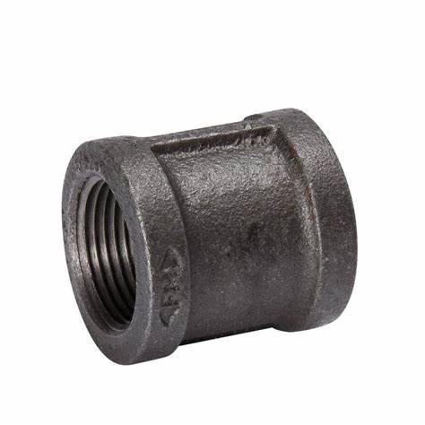 1/2INCH BLACK STEEL COUPLING - Iron Pipe