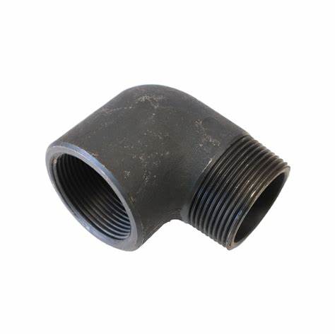 1/2" black iron street 90 deg elbow - Iron Pipe