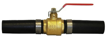 1 INCH BALL VALVE WITH POLY BUTT FUSION - Brass x Fusion Ball Valve