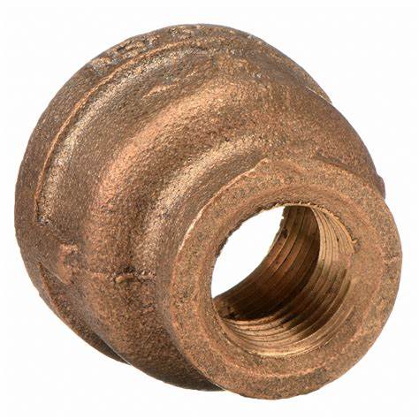 1-1/2 x 1-1/4" Brass Reducing Coupling - Brass