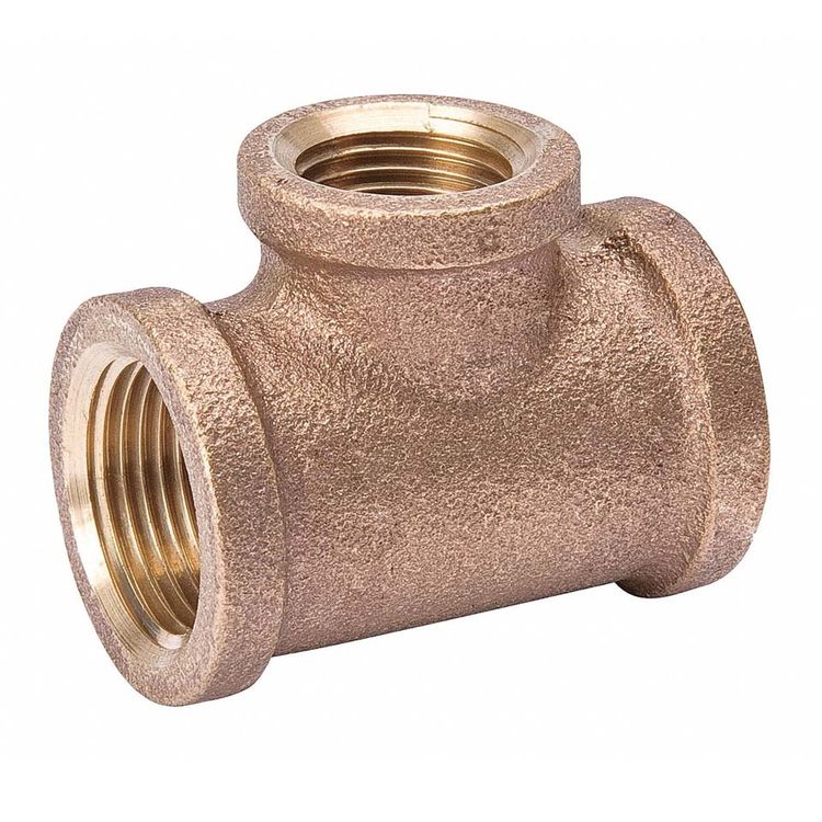 2X2X1 BRASS REDUCING TEE - Brass