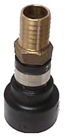 1INCH BRASS BARB X 1 1/4  P.E. COUPLING - Poly