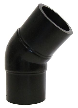 BUTT FUSION POLY ELBOW 45 3INCH - Poly