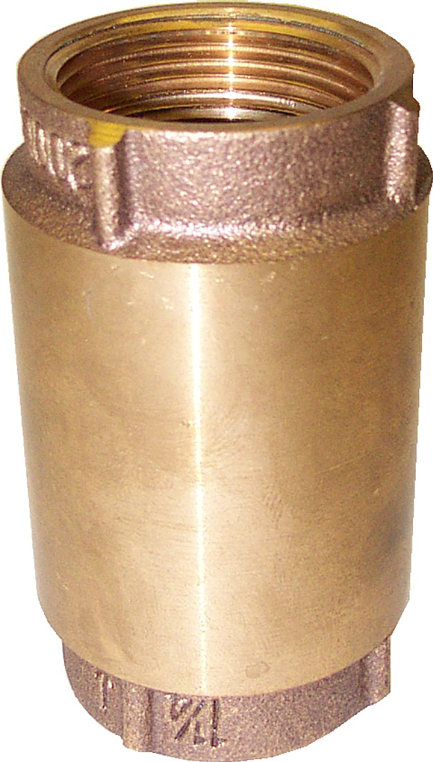 CHECK VALVE BRASS 1 1/4 INCH - 800 Series (No Spin Poppet)