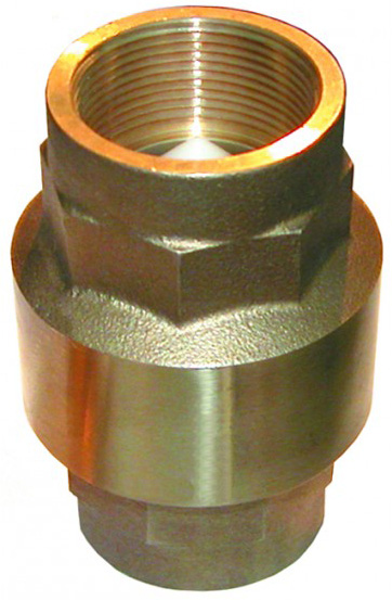 3/4" FPT x 3/4" FPT Brass Check Valve - Bronze Check Valve