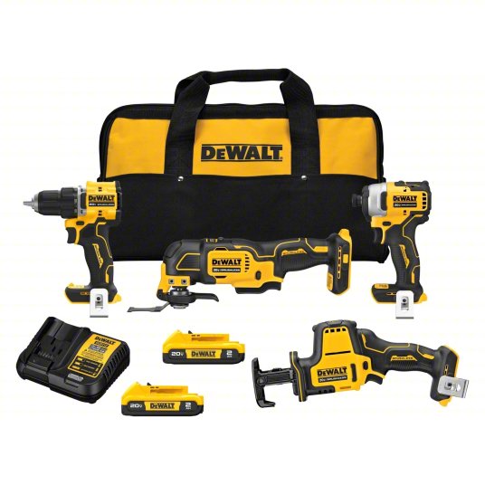 DEWALT 20V MAX  Brushless 4 Tool Combo - Tools