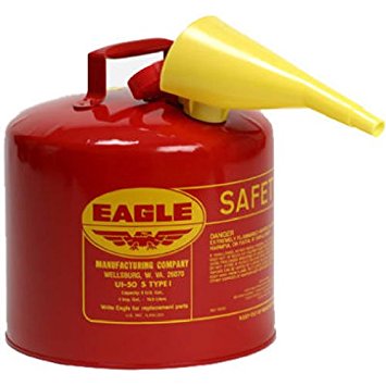 5 gallon plastic gas can - Metal Gas Container