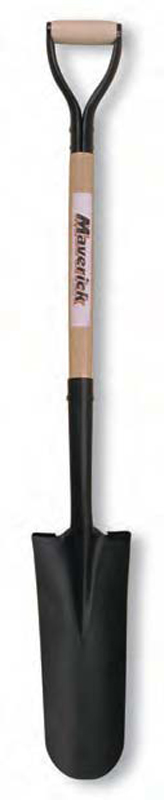 Sharp Shooter Shovel W/Wood D-Grip - Drain Spade/Sharp Shooter