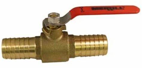 1.25INCH X1.25INCH HOSE BARB BRASS VALVE - Valves