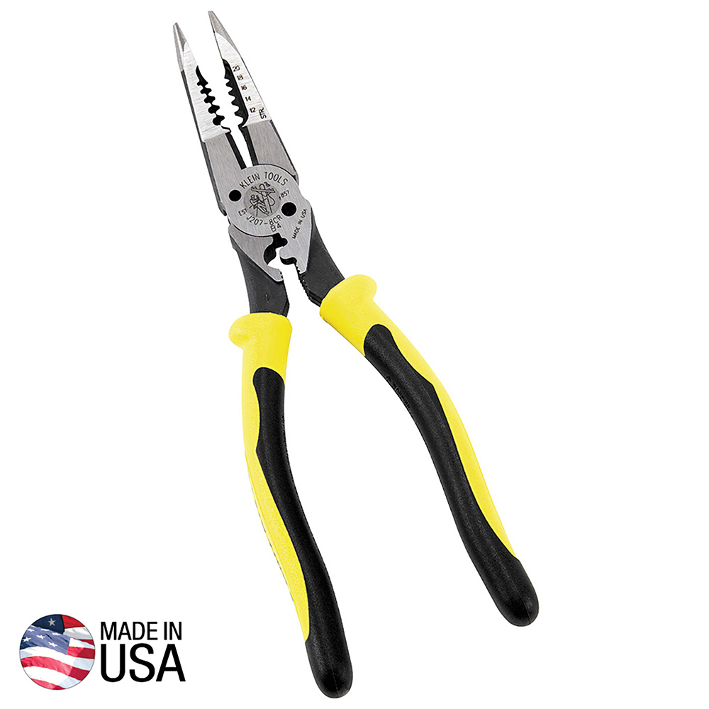 KLEIN Needle Nose Pliers with Crimper - Hand Tools