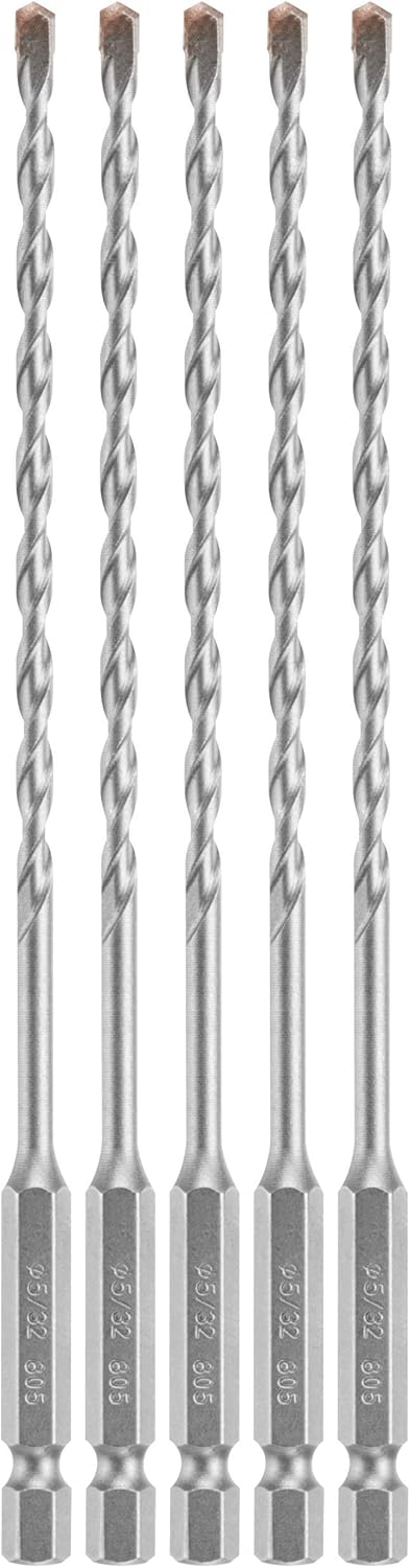 5/32 x 6 Hex Shank Masonry Bit (ea) - Chucks, Bits and Blades