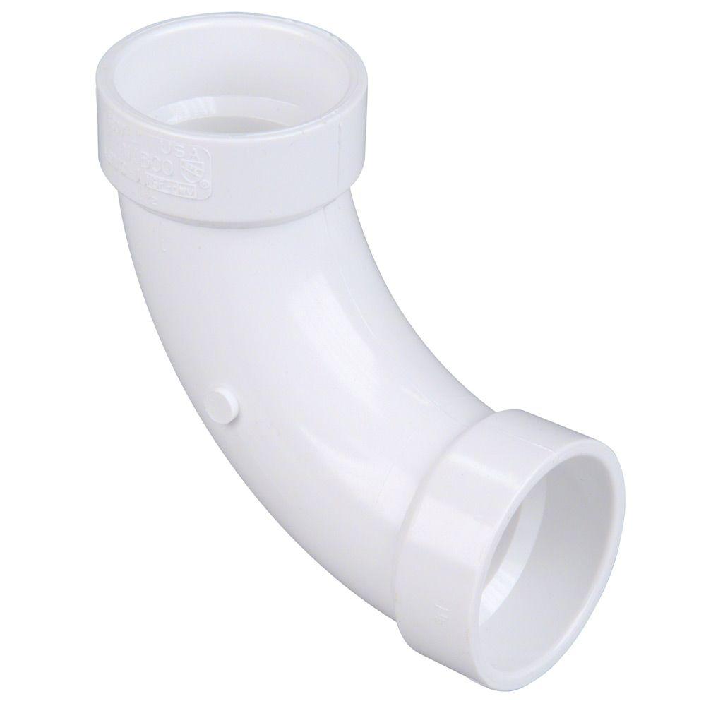 2" Long Radius PVC Elbow - PVC 90° Long Elbows