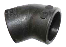 1-1/4 INCH SOCKET FUSION 45 ELBOW - Fusion 45 Degree Elbow Molded