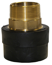 2INCH FUSION X 1-1/2INCH BRASS ADAPTER - Fusion Male Adapter