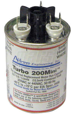 Turbo Cap 2.5 - 12.5 MFD