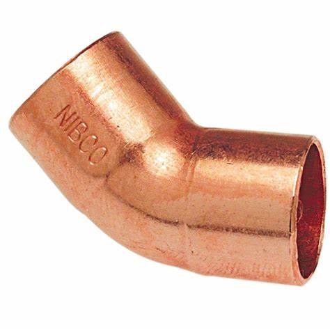 3/4 copper 45 deg ell - Copper