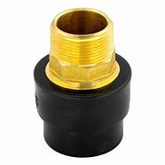 1.25" socket elbow X 1" MPT - Poly