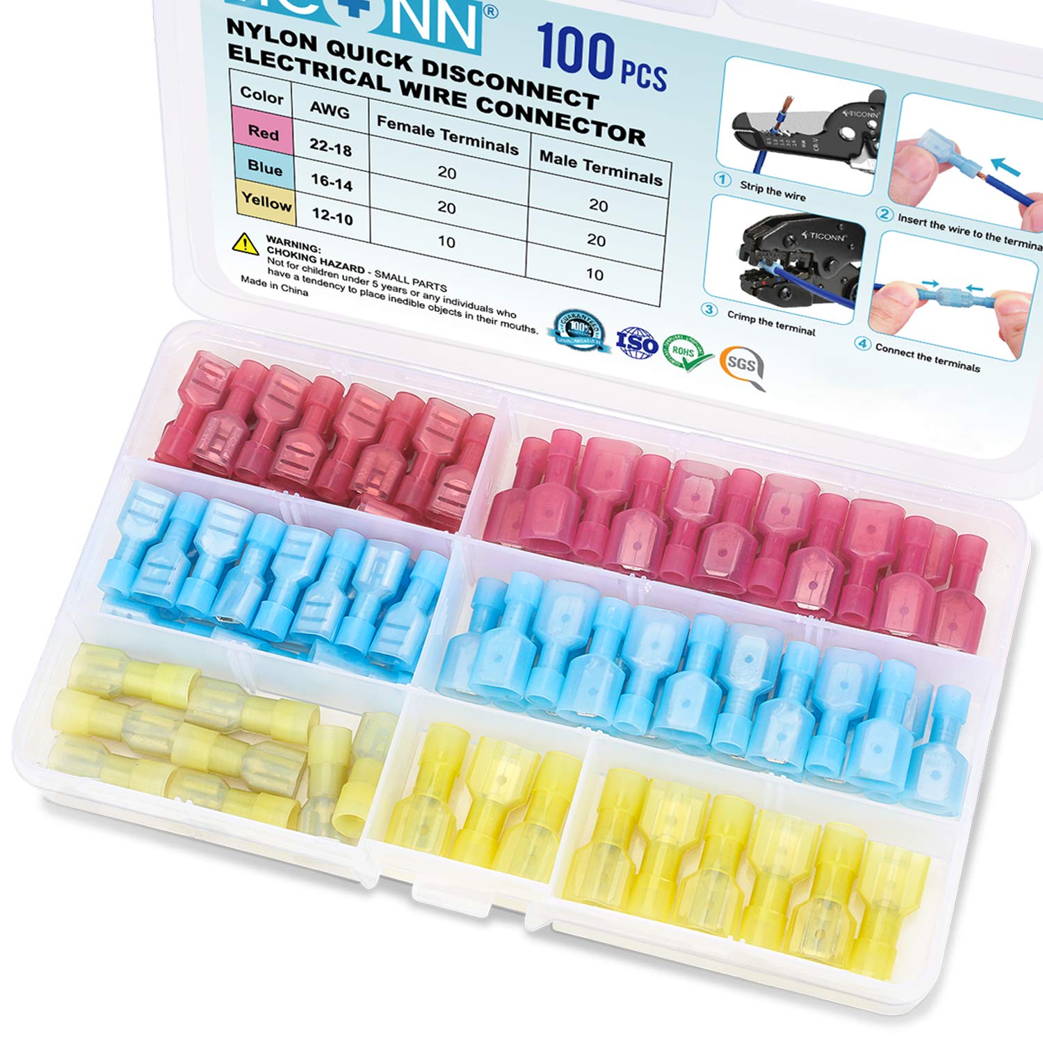 terminal kit 100pcs - Fuses and Wire Connectors